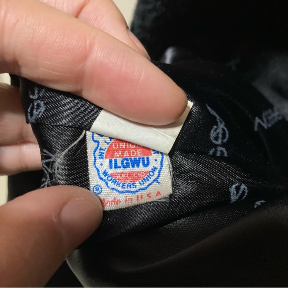 Vintage 80’s SASSON Borgazia Union Made Women’s Faux Fur Black Coat Size 8 - Picture 8 of 9